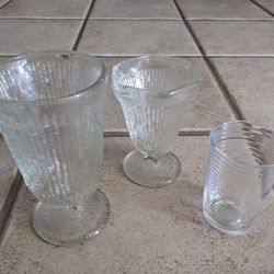 Water Goblets, Ice Cream Glasses 