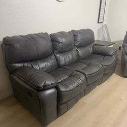  recliners (3 seater & 1 seater) $80 for both - moving need gone as soon as possible OBO