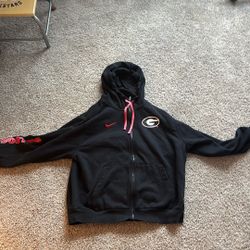 Georgia Bulldog zip up jacket 