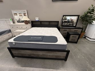 4 PC KING BEDROOM SET 