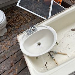 Tub Sink And Toilet 
