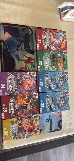 Bandai One Piece Card Game Starter Decks ST-31 to ST-36 Bundle