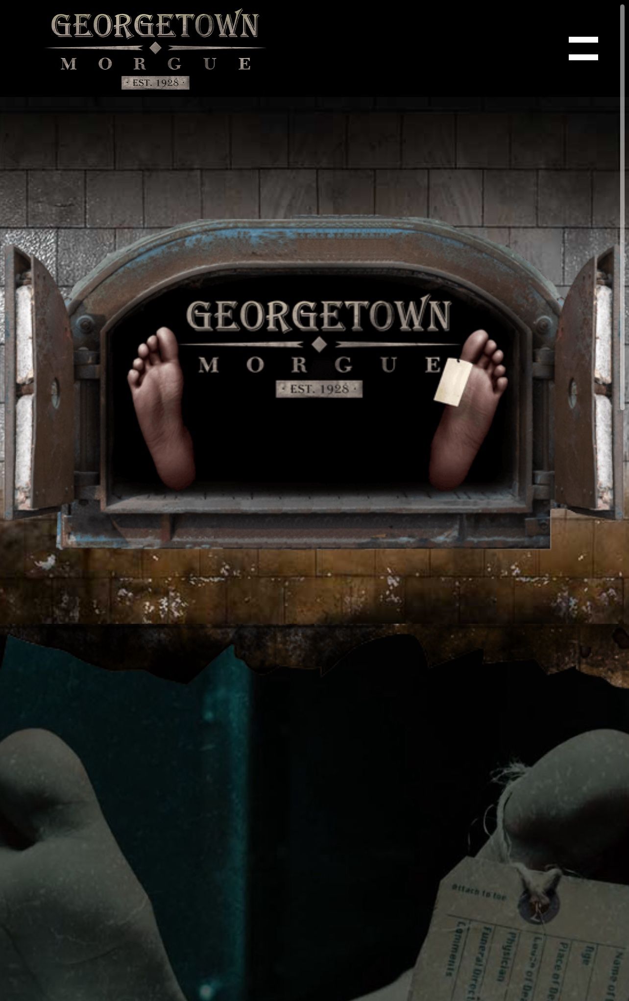 Georgetown Morgue General Admission tickets with Dark Maze - 4 tickets
