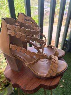 Lucky Brand Strappy Block Heel Sandals