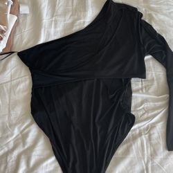 Cute Black Body Suit Size xL