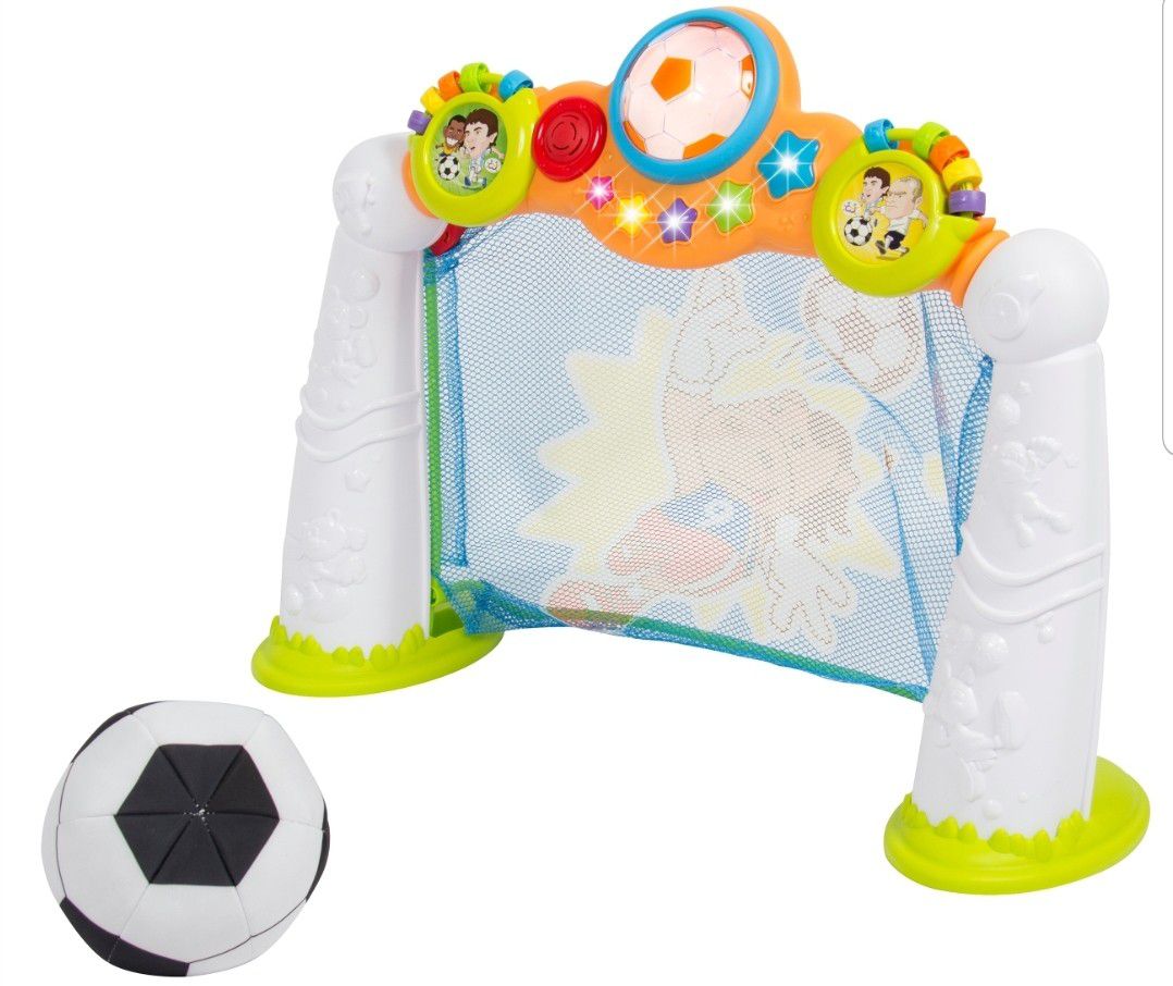 Soccer Game with 3 Modes and Plush Soccer Ball, Multicolor