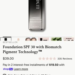 Milano Luminance foundation spf light
