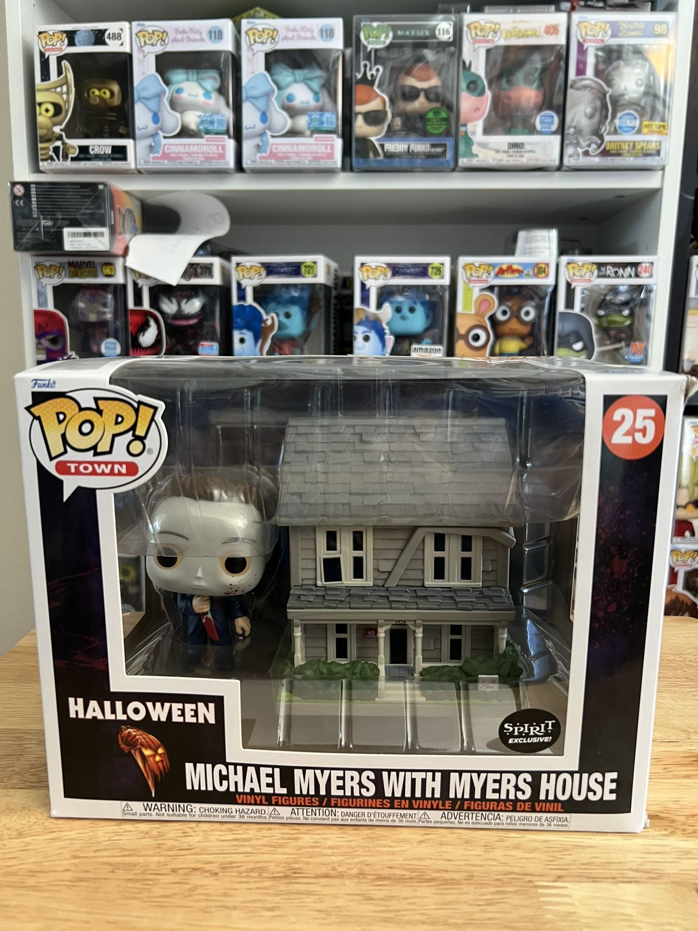 VAULTED EXCLUSIVE Michael Myers House Halloween Funko Pop TOWN #25 Movies Horror