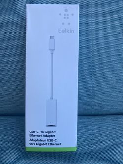 New Belkin USB-C to Gigabit Ethernet Adapter