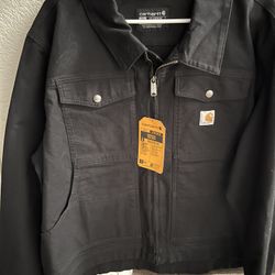 Mens Carhartt Bomber Jacket XL RUGGED FLEX DUCK RELAXED FIT BOMBER JACKET Size XL  Brand New!