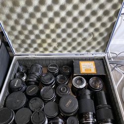 Vintage Camera Lens Lot 
