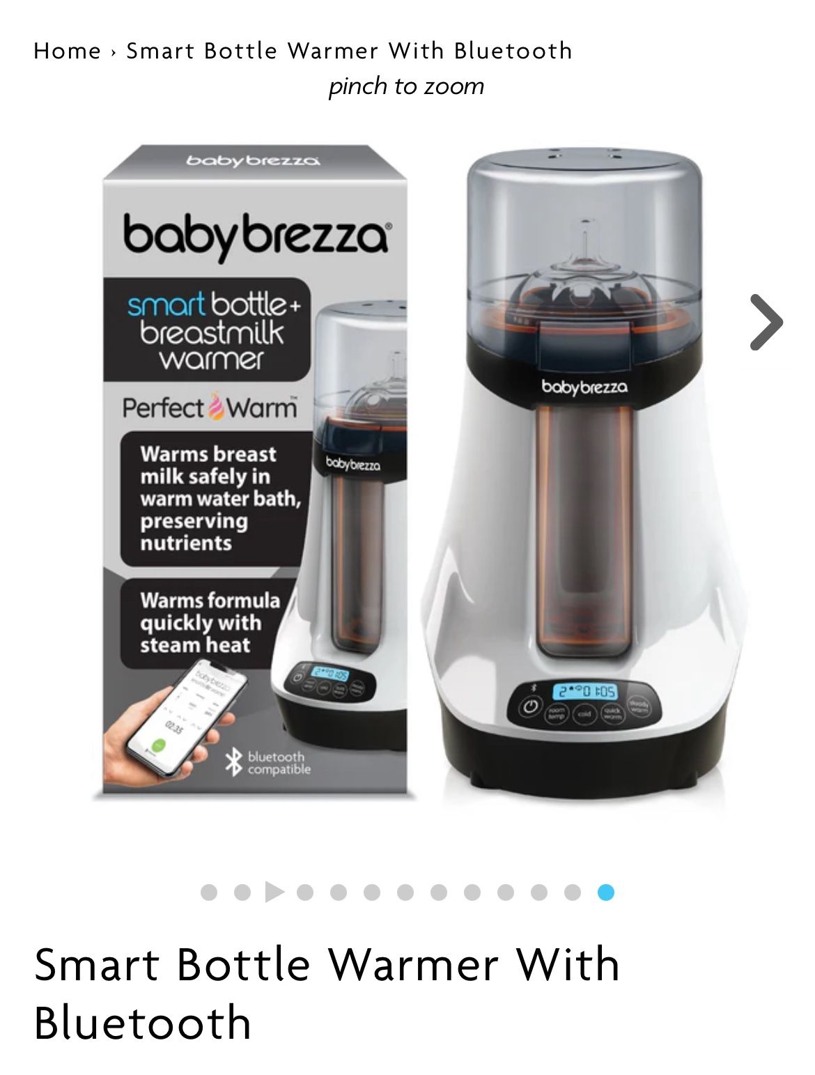 Babybrezza Smart Bottle Warmer