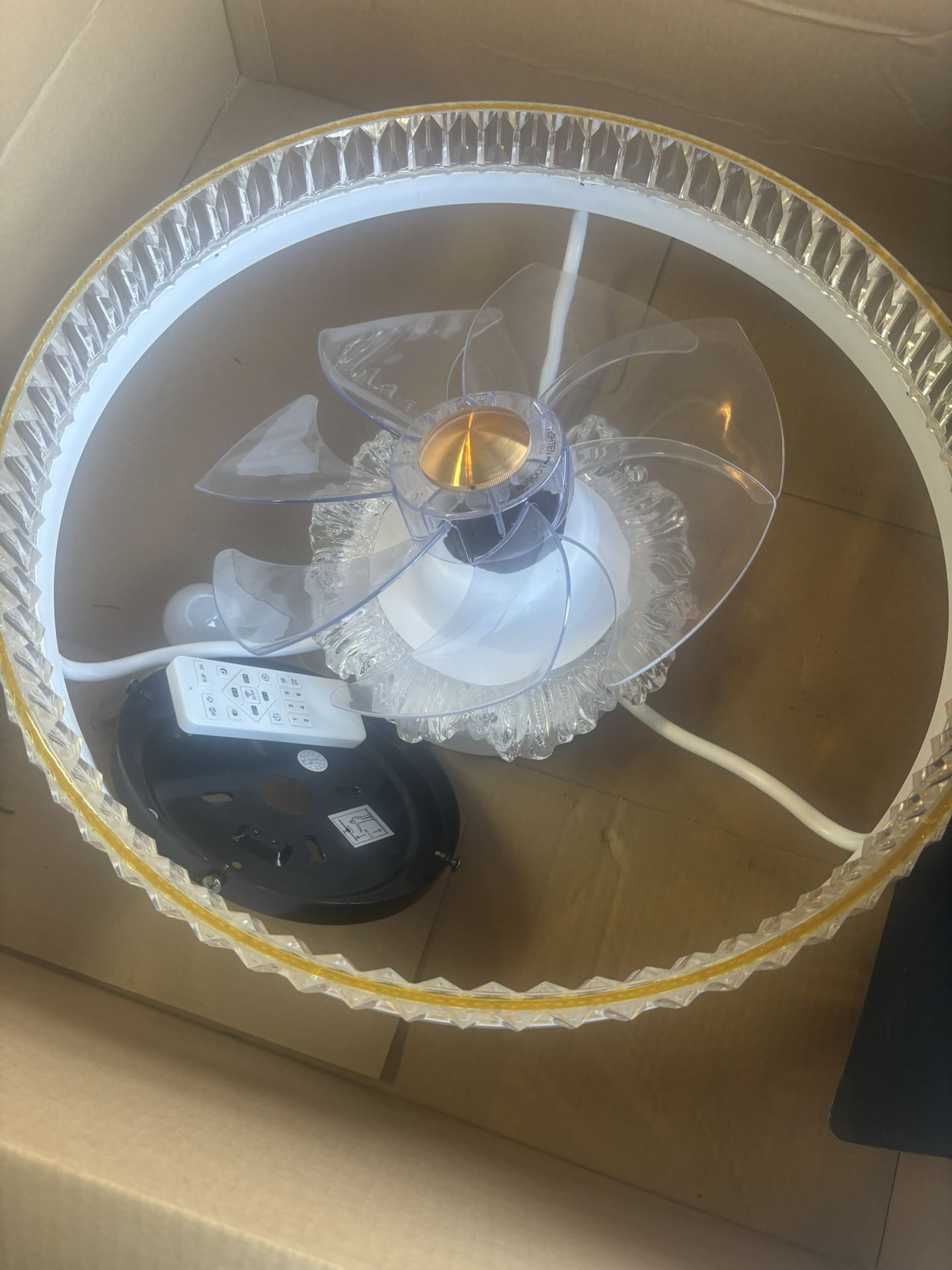 Ceiling Light With Fan 