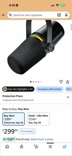 Shure MV7+ Podcast Microphone – Black