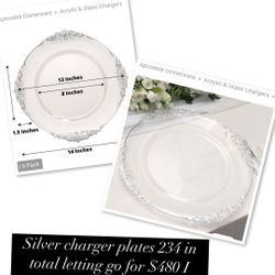Silver Charger Plates