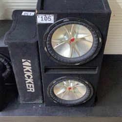 Kicker Car Woofer For Sale 