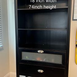 Black Wood Armoire