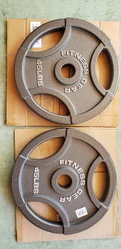 45 lb Olympic Weight Plates Pair BRAND NEW