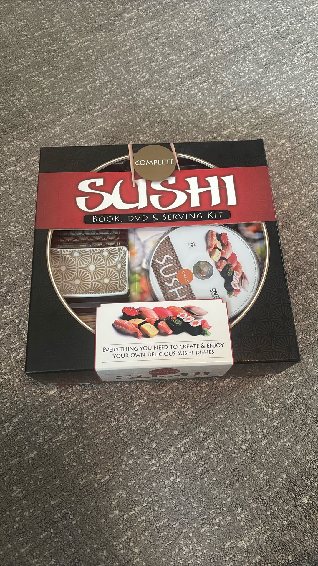 Complete Sushi Book, DVD and serving Kit