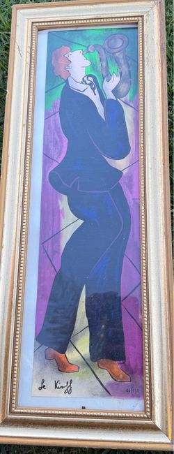Linda Le Kinff Limited Edition Serigraph Signed Titled "In afternoon"