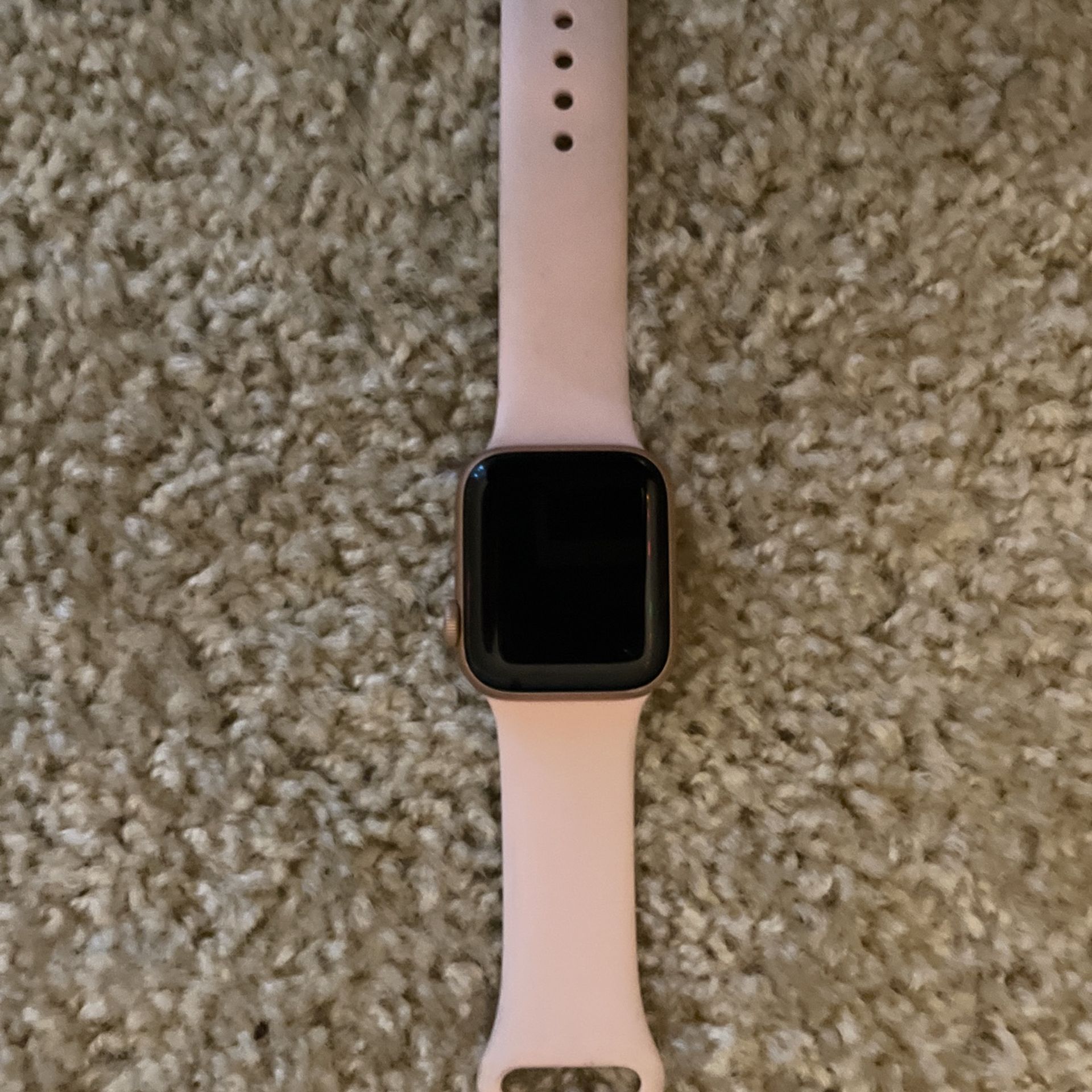 Pink Apple watch 