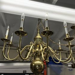 Chandelier Gold color 