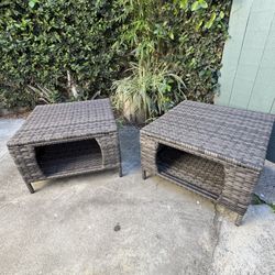 Ottoman Set (Each with storage cubby)