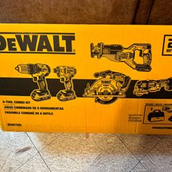 Brand New Dewalt 6 Tool Combo Kit