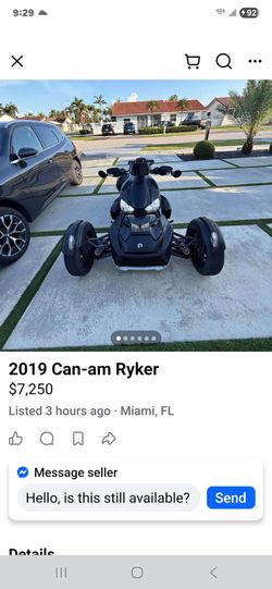 Can am ryker in excellent condition