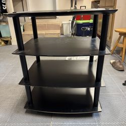 video / audio components rack