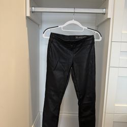 Faux leather pants 