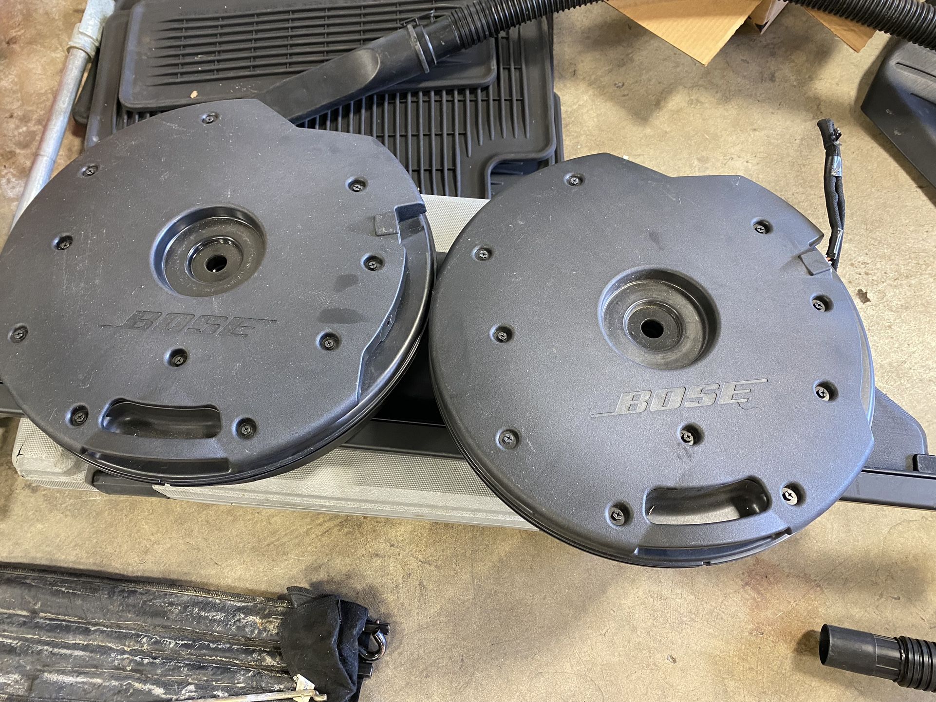 Bose Subwoofer Inside Spare Tire Mount