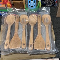 OXO 3pc Wooden Utensil Set: Turner, Spoon & Slotted Spoon for Cooking & Kitchen Use, Hand Wash, Adult, Brown
