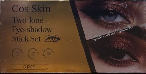 Cos Skin Two-Tone Eye Shadow Stick set (6pcs)