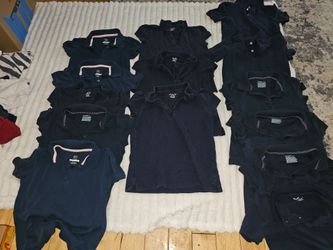 Navy blue school shirts