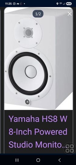 1 Yamaha HS8 Speaker STUDIO Monitor