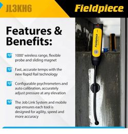 Fieldpiece, wireless charge and air test kit