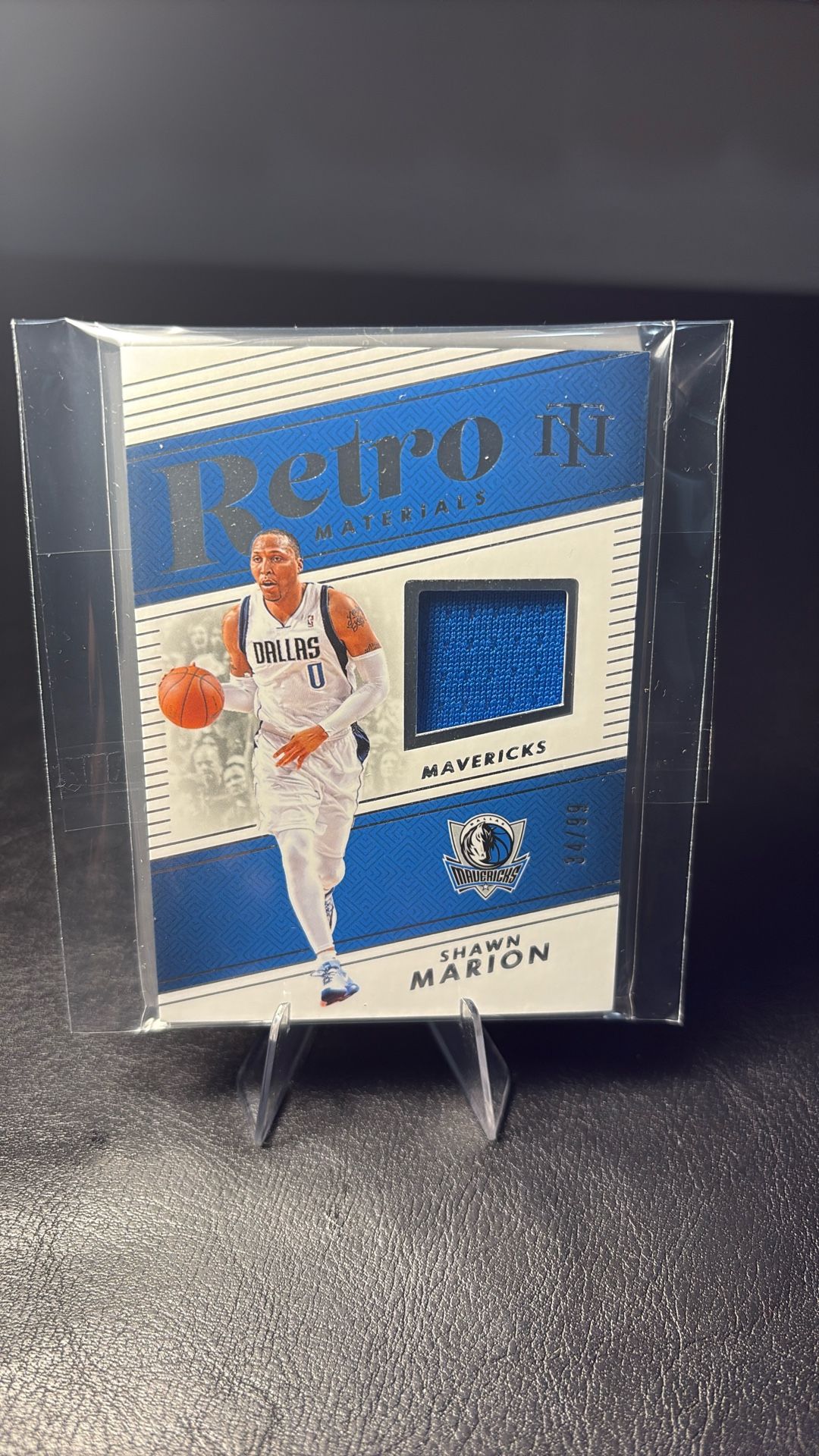 Shawn Marion Game-worn Used Material 34/99