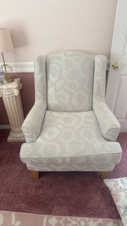 Two wing chairs