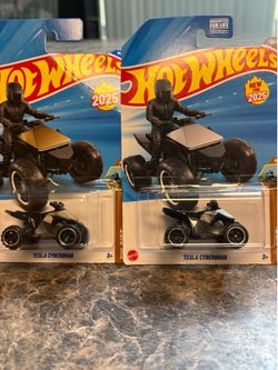 Hot wheels, tesla cyber quad, both colors