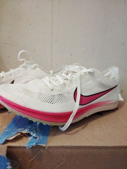 Nike Track Spikes White Pink