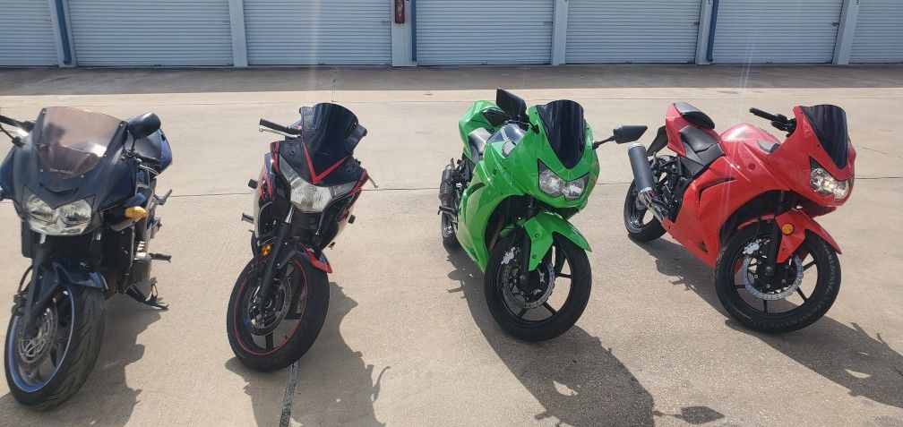 Honda, Kawasaki,Yamaha,Suzuki