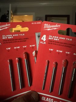 Glass And Tile Bit Set  Two Pack
