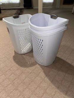 3 Rolling Landry hampers