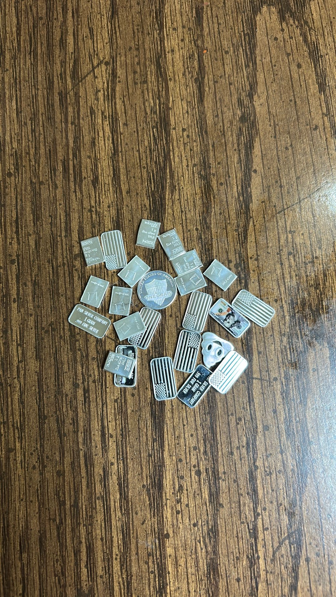 LOT OF 24 - 1 GRAM SILVER PIECES! 🔥