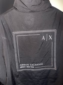 Armani Exchange Men's Coordinate Logo Back Bomber Jacket