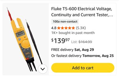 Fluke T5-600 Electrical Tester