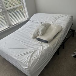 Queen Size Bed & Adjustable Bed Frame 