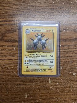 Base Set Pokémon Magneton $100