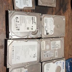 Hard Drives And Ram Lot Computer Parts